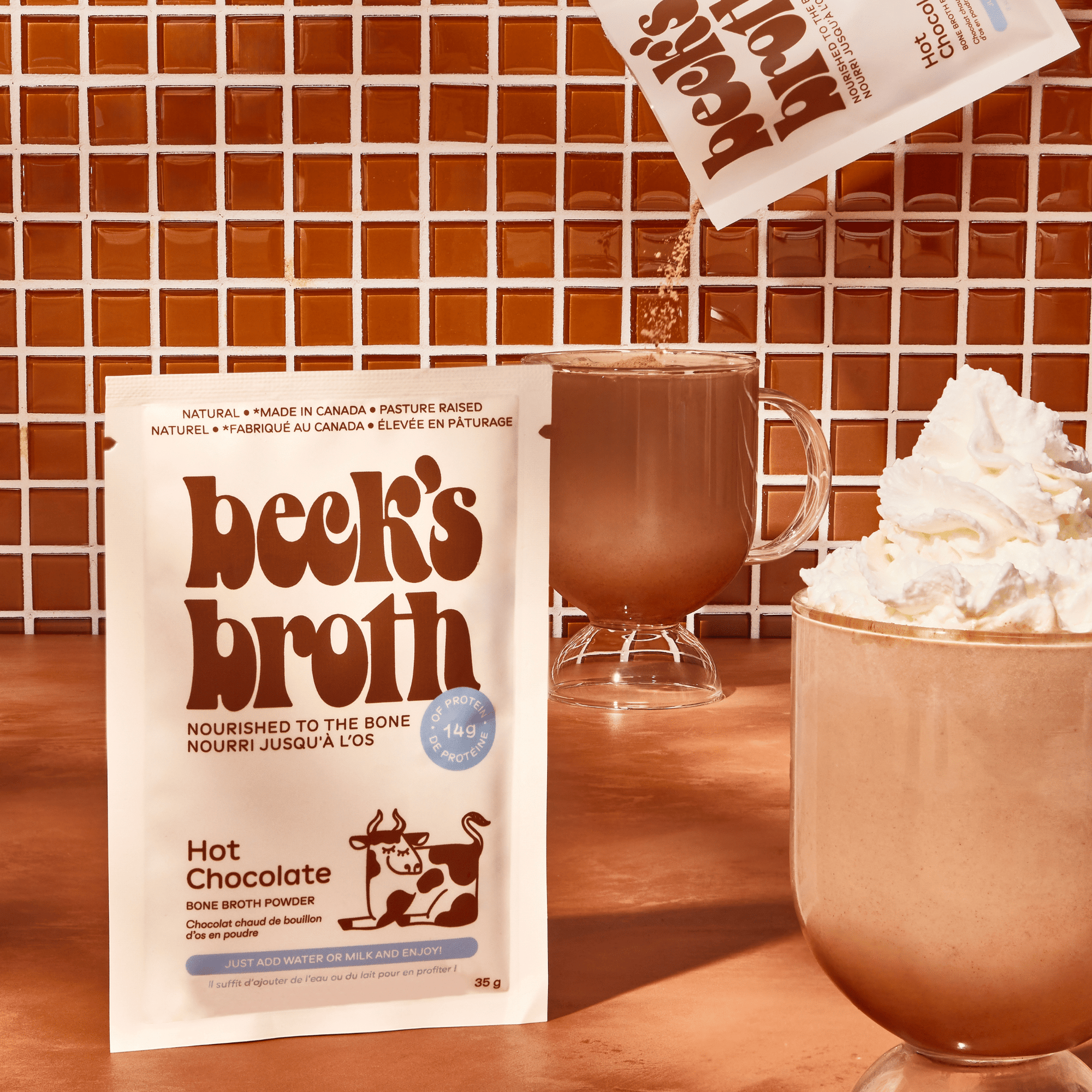 Hot Chocolate - 5 Pack Carton - Beck's Broth - 
