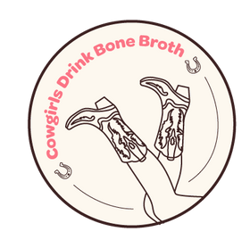 Cowgirls Drink Bone Broth sticker