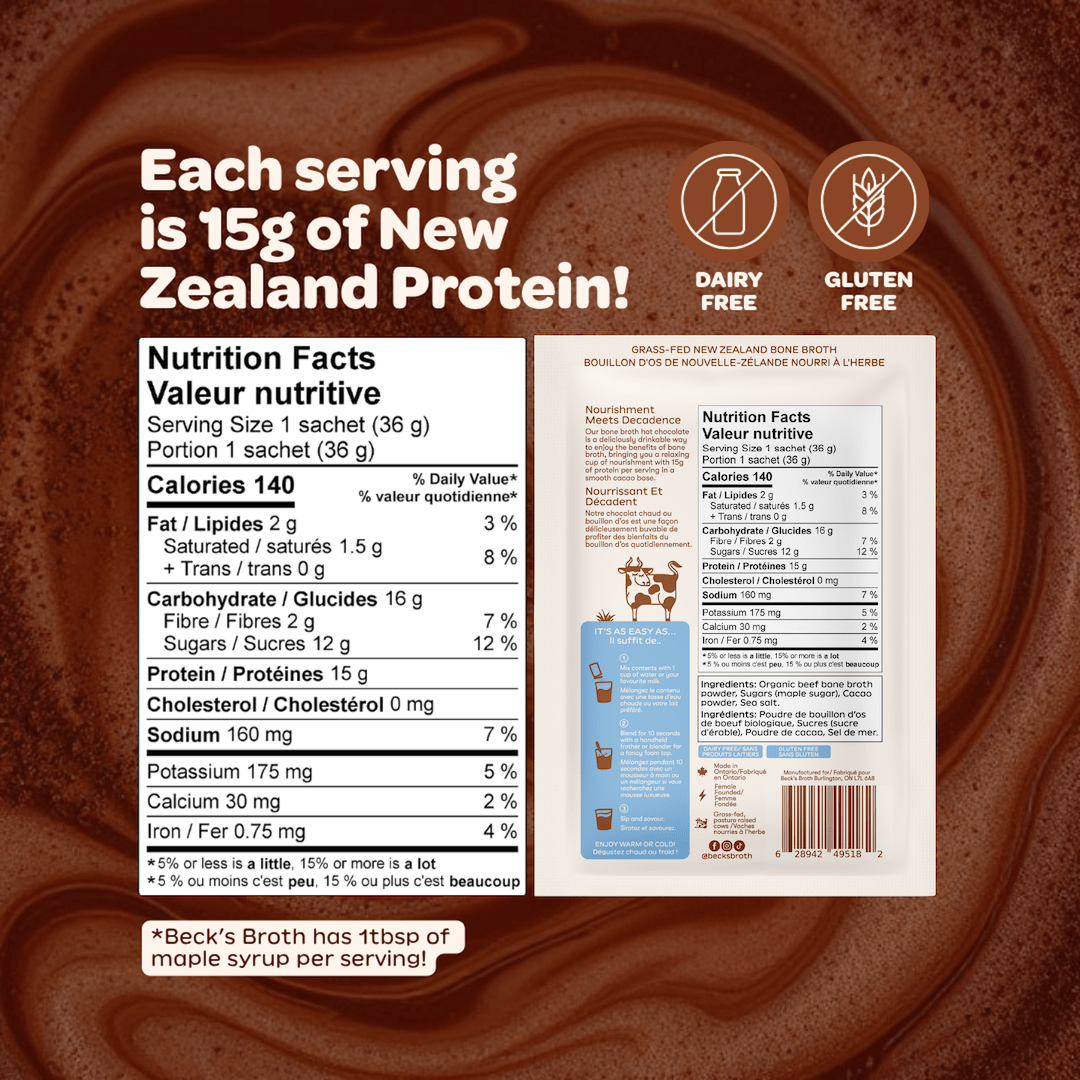 Protein Hot Chocolate - Beck's Broth - 