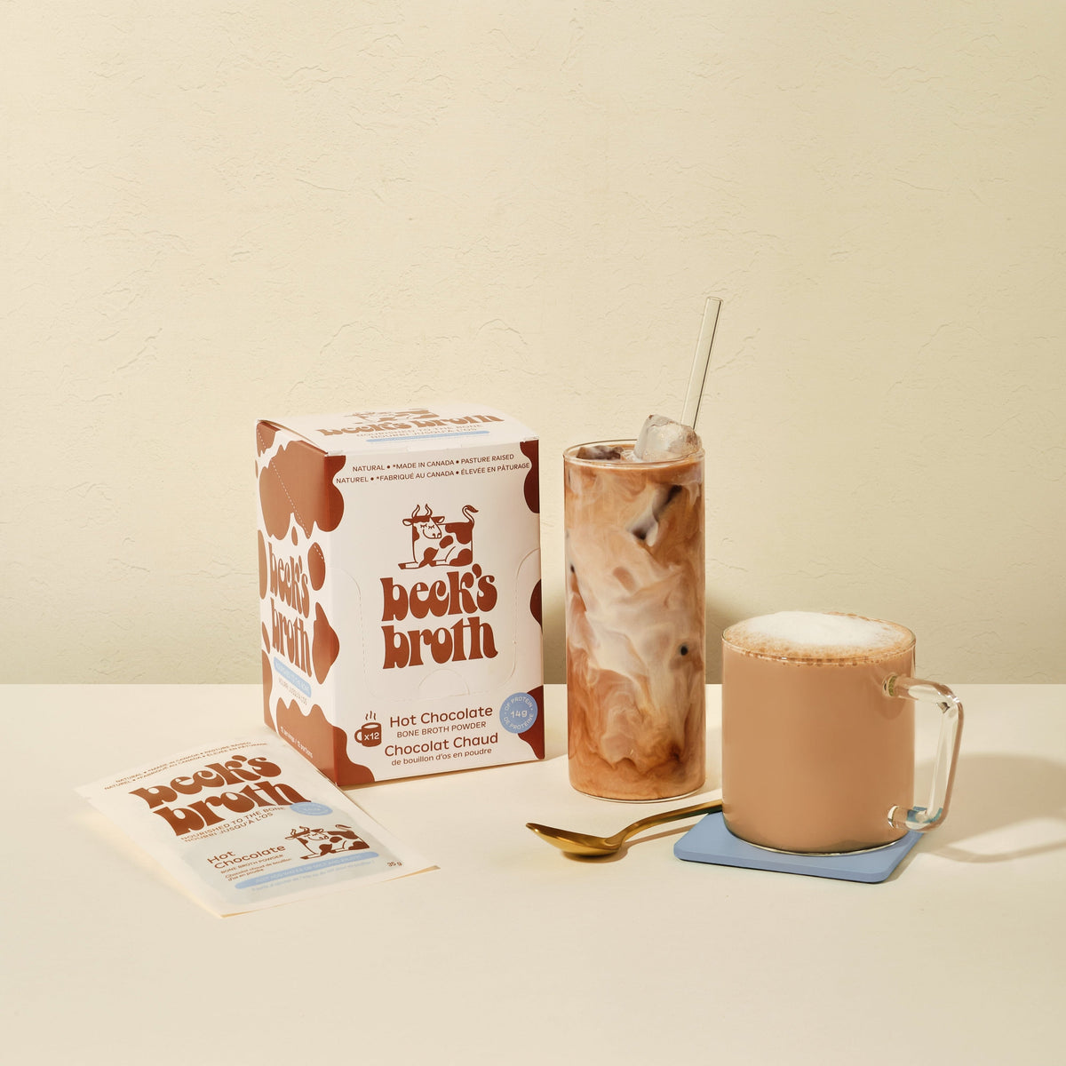 Beck Broth Protein Salted Caramel Hot Chocolate – Beck's Broth