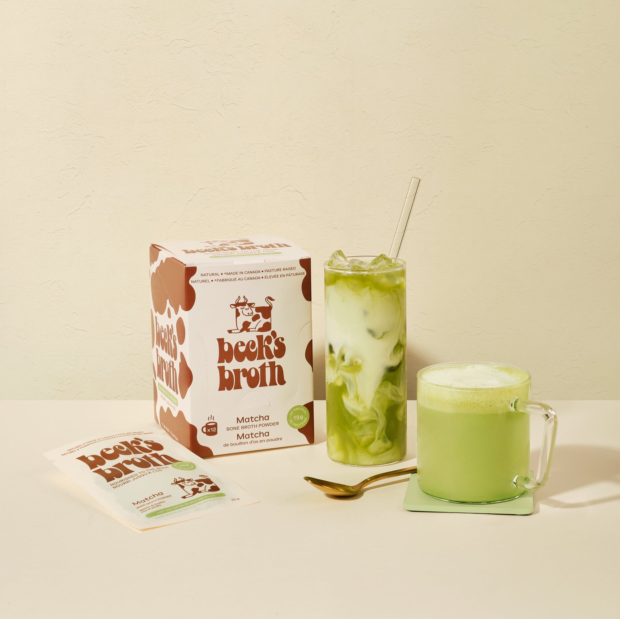 Wholesale Protein Matcha Latte - Beck's Broth - 