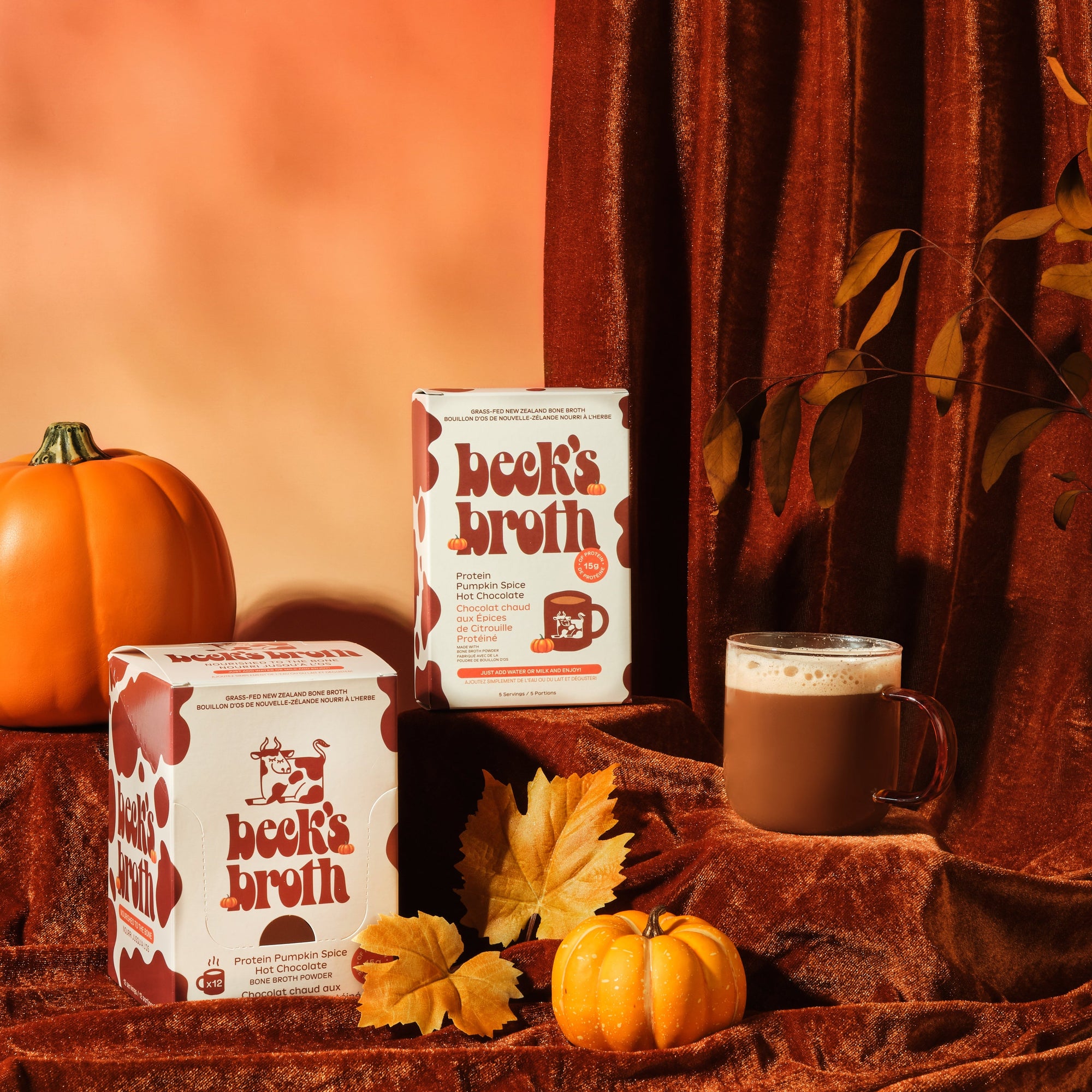 Wholesale Protein Pumpkin Spice Hot Chocolate - Beck's Broth - 